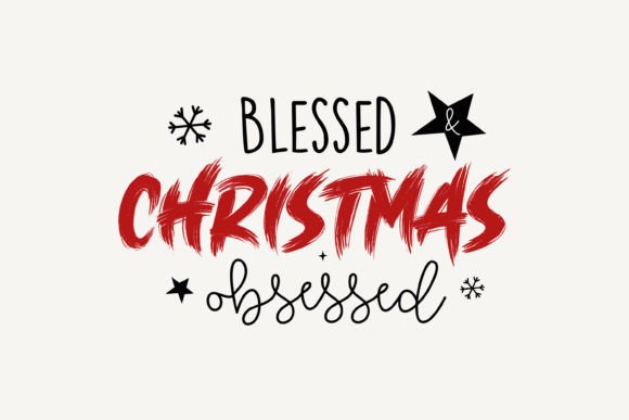 Blessed and Christmas Obsessed Embroidery Design Review