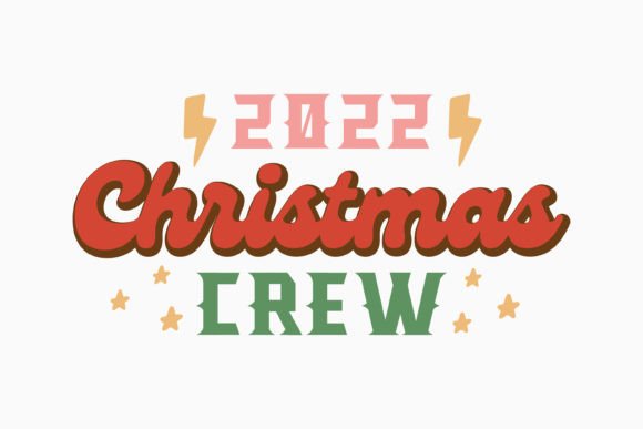 Retro Christmas Quote SVG for Embroidery Projects