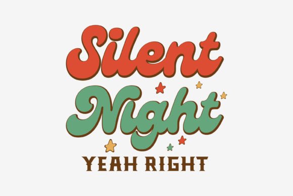 Retro Christmas Svg Silent Night Yeah Ri Review