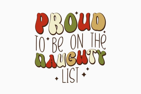 Retro Christmas SVG to Be Naughty List Review